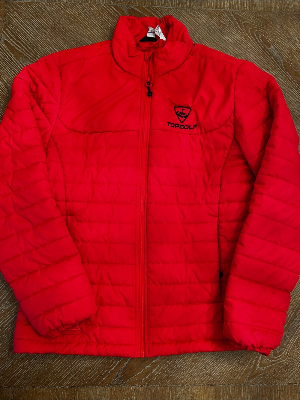Men’s Top Golf Red Quilted Jacket